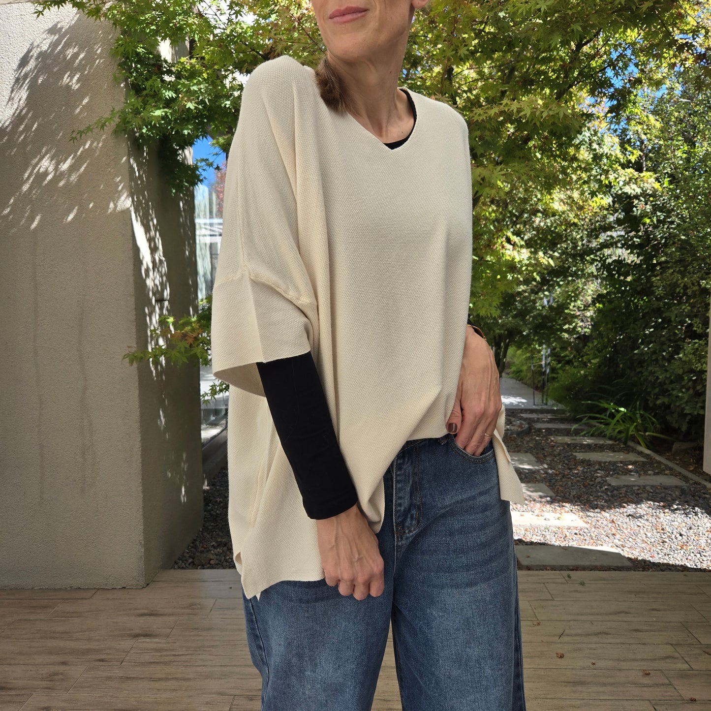 Sweater/Poncho "EMILIA"