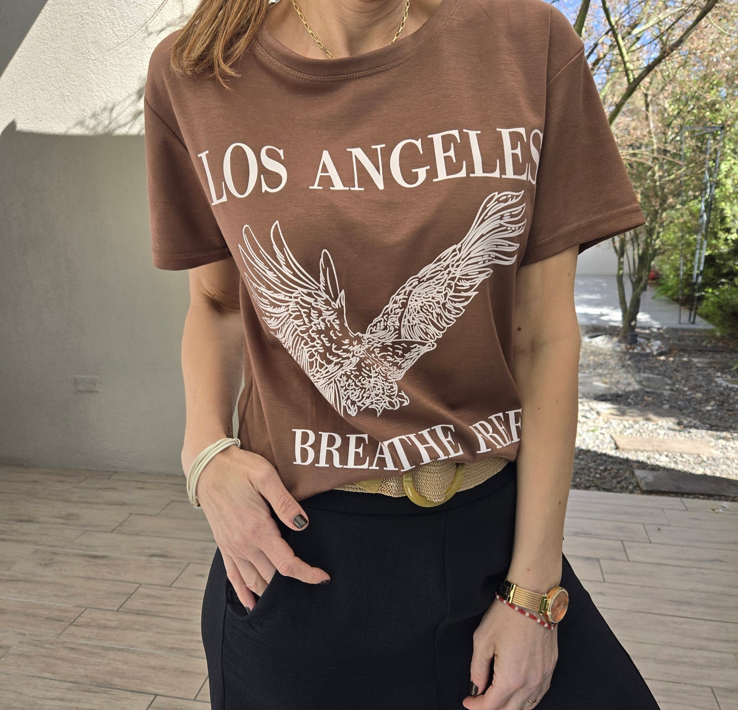 Polera "LOS ANGELES"