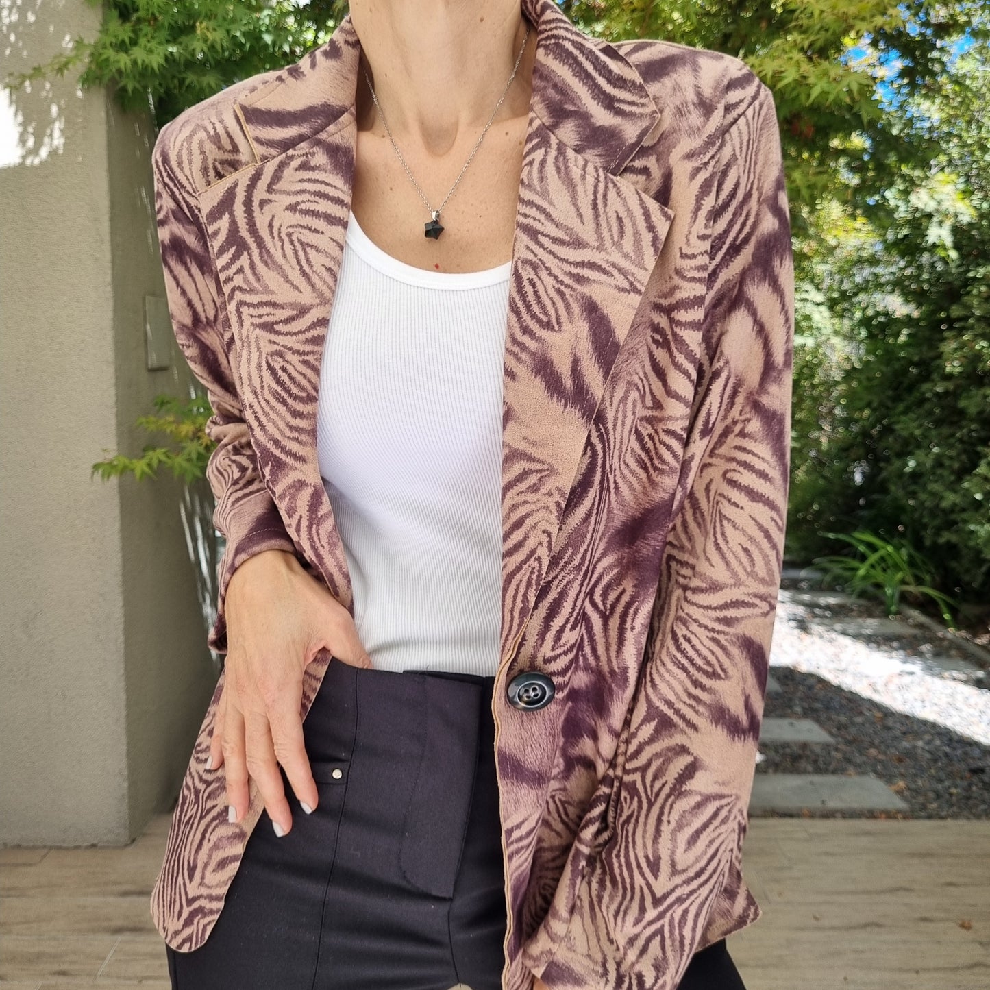 Blazer Gamuza "LONDON"