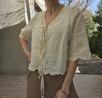 Blusa Broderie "GRECIA"