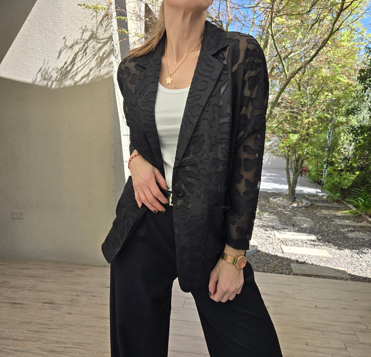 Blazer de Gasa "SANTORINI"