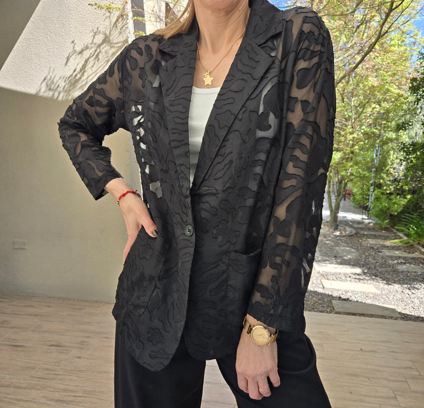 Blazer de Gasa "SANTORINI"