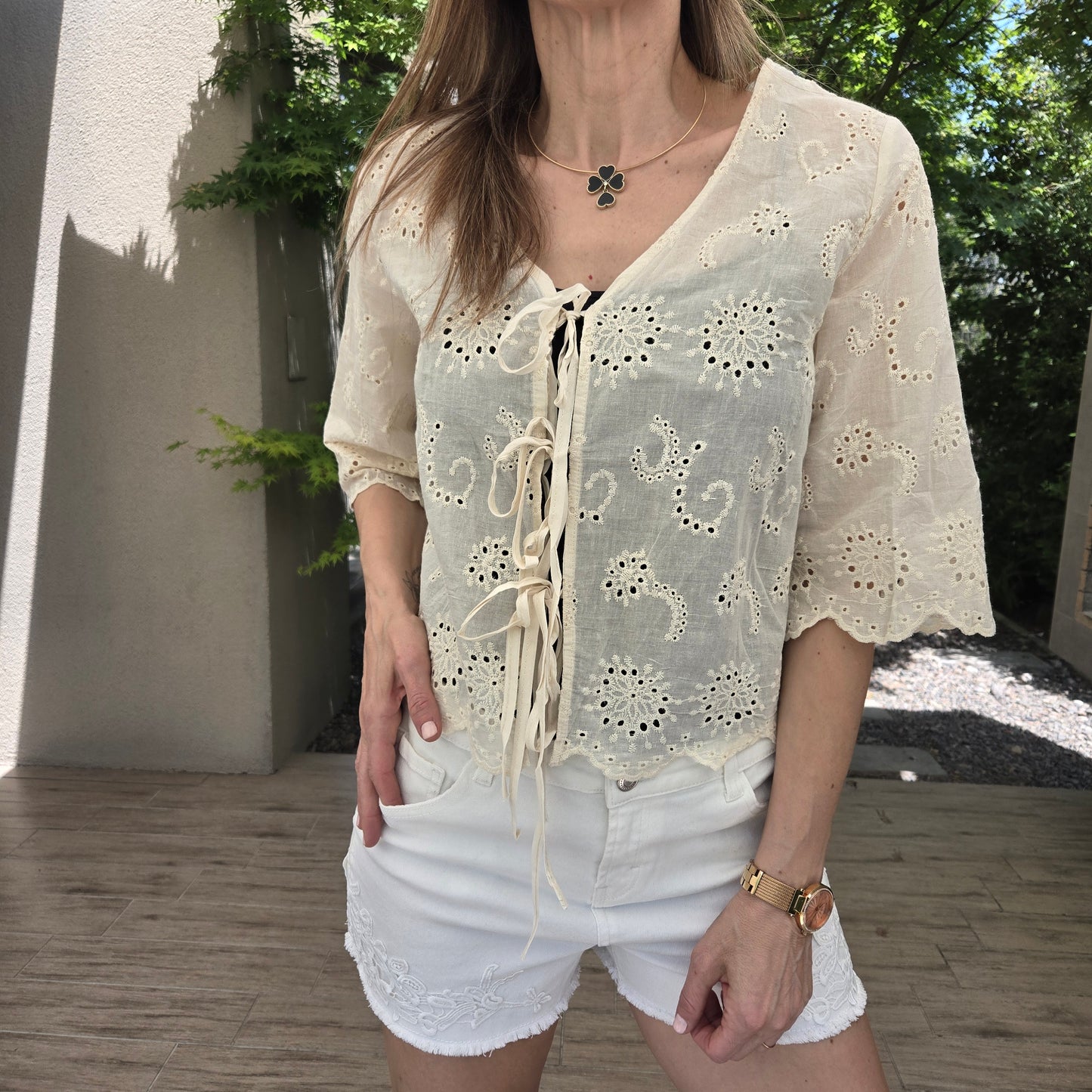 Blusa Broderie "GRECIA"
