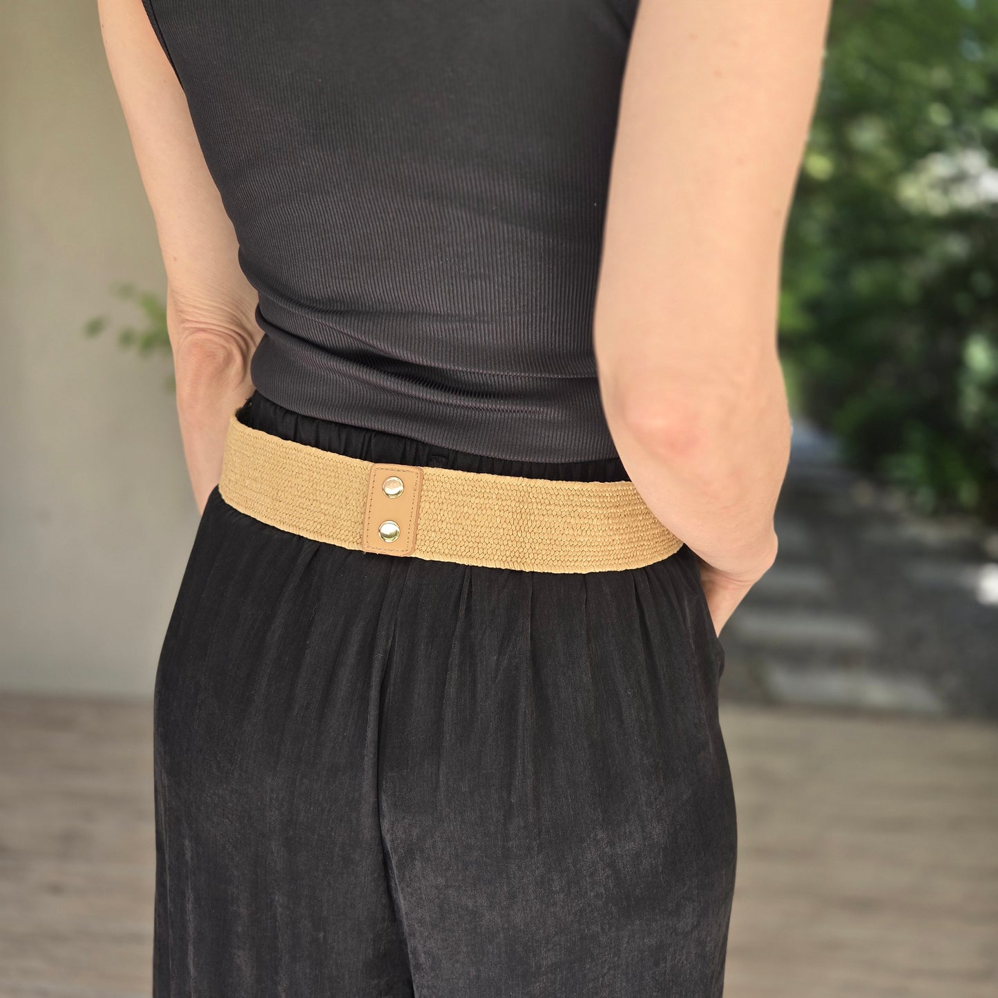 Cinturón Rafia "LEO"