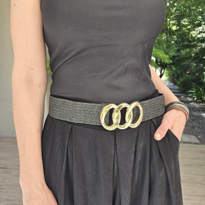 Cinturón Rafia "LEO"