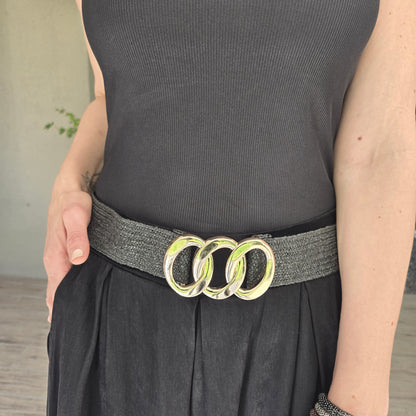 Cinturón Rafia "LEO"