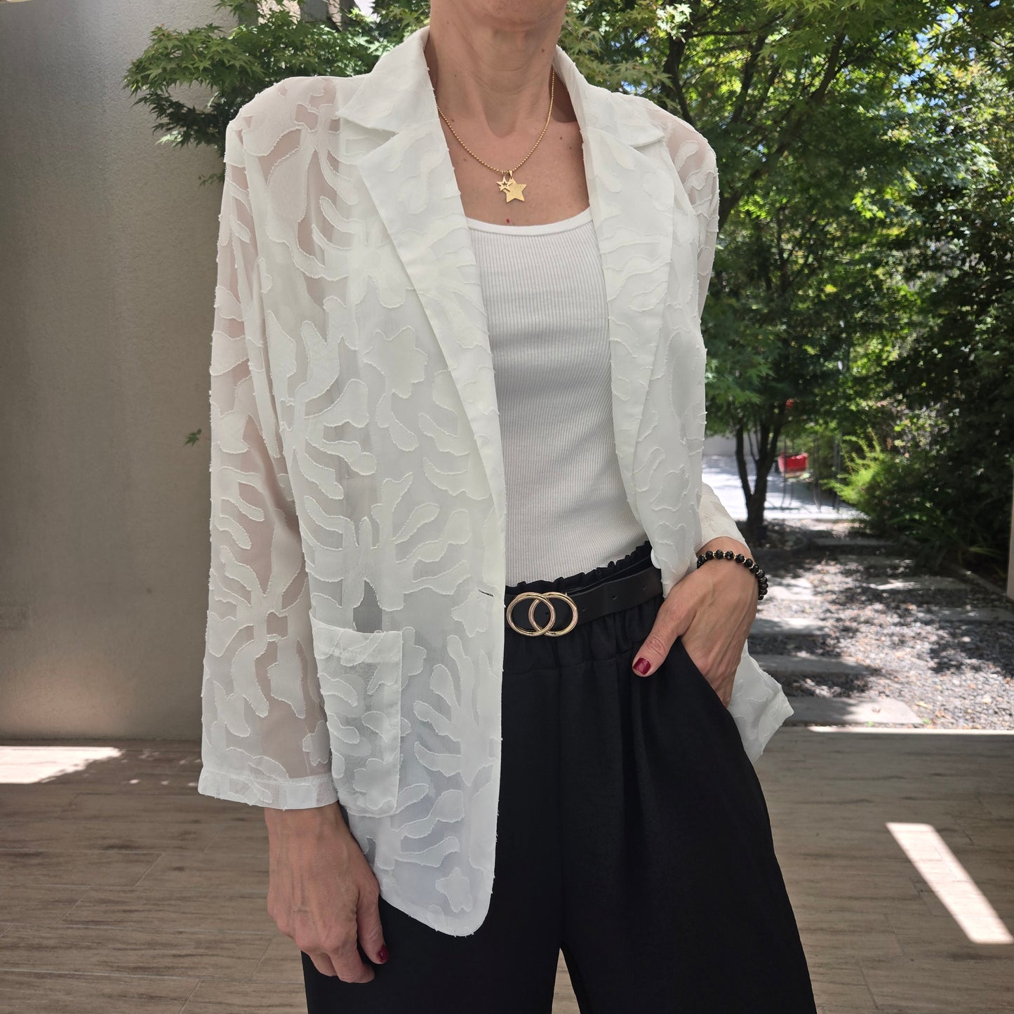 Blazer de Gasa "SANTORINI"