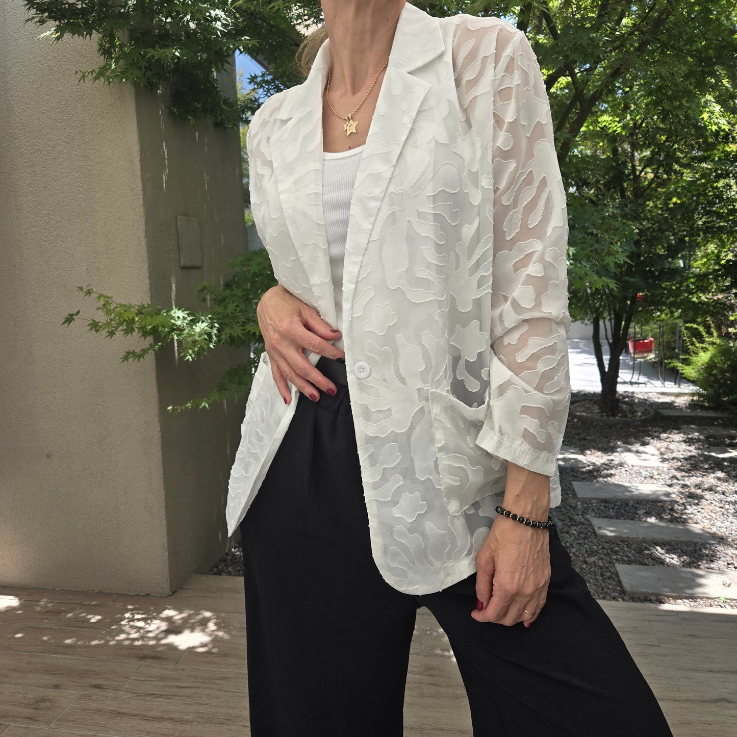 Blazer de Gasa "SANTORINI"