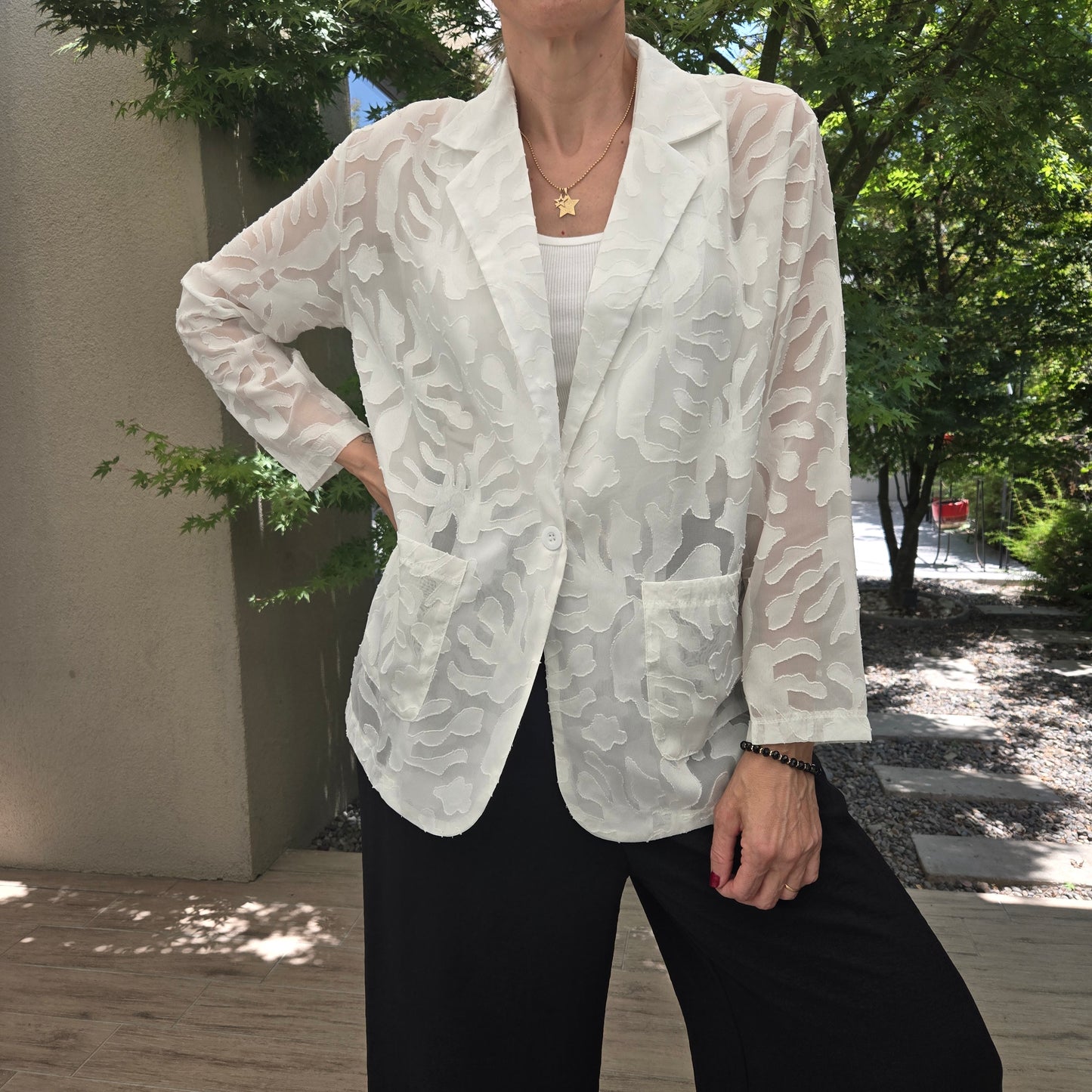 Blazer de Gasa "SANTORINI"