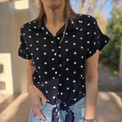Blusa Italiana  "LUNARES"