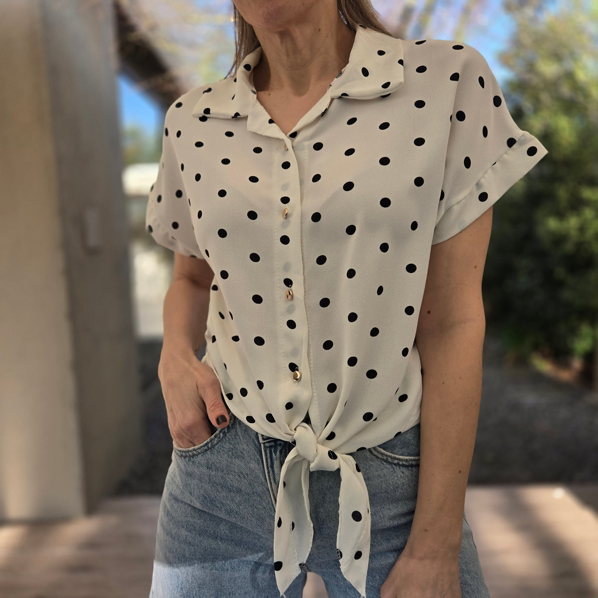 Blusa Italiana  "LUNARES"