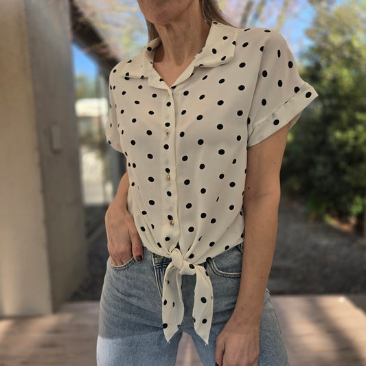 Blusa Italiana  "LUNARES"