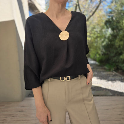 Blusa + Prendedor "REGINA"